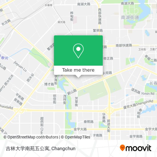 吉林大学南苑五公寓 map