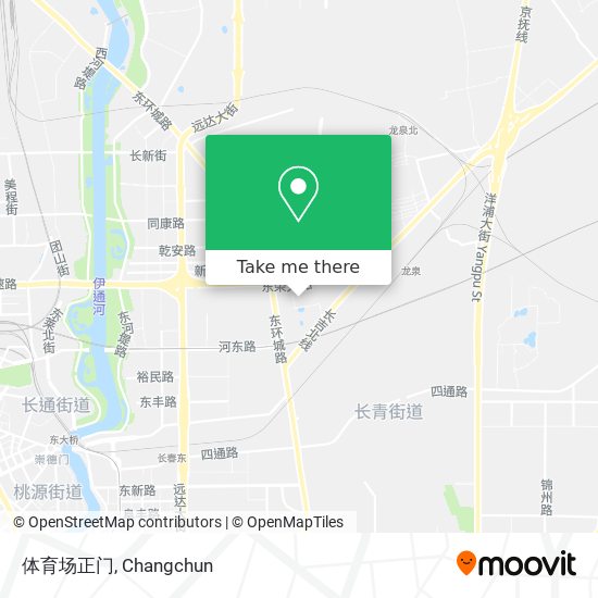 体育场正门 map