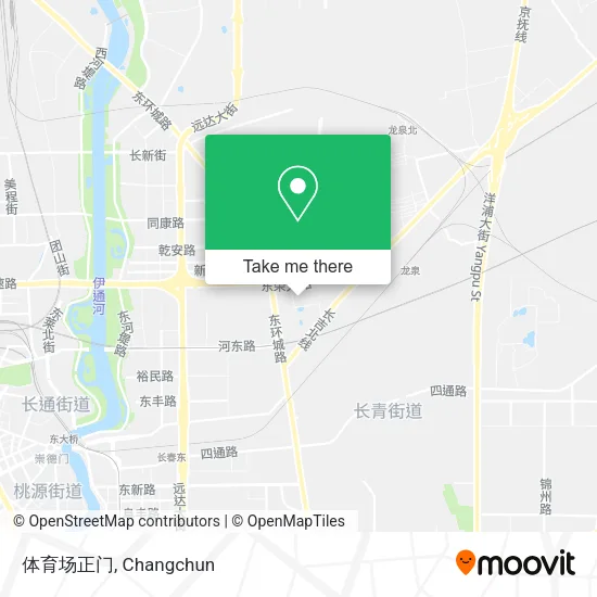 体育场正门 map