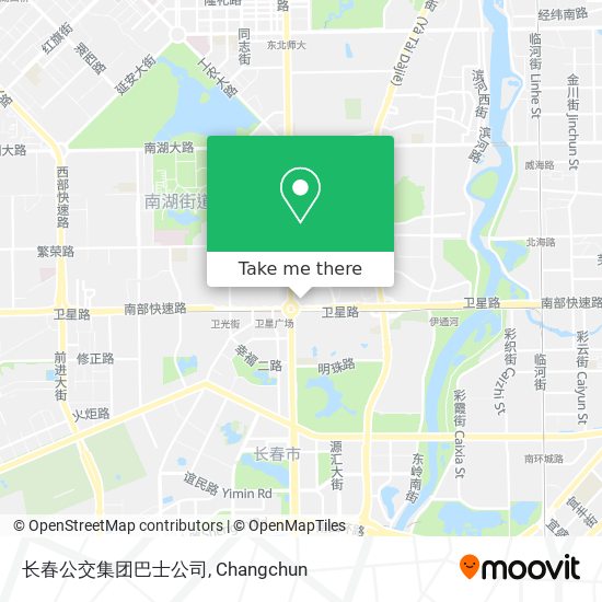 长春公交集团巴士公司 map
