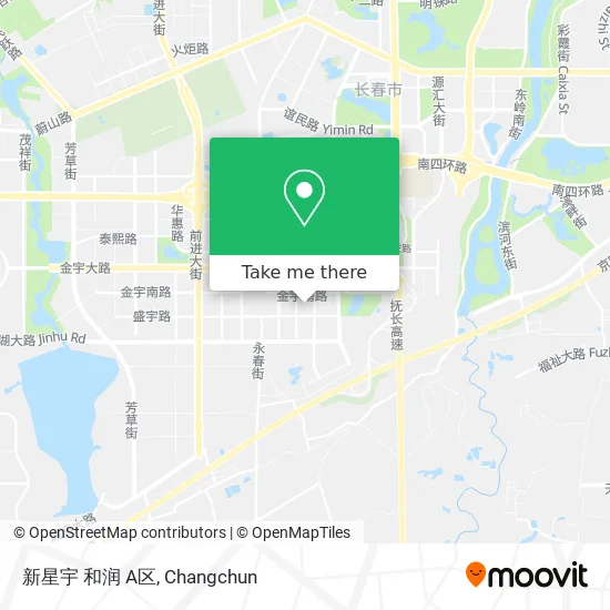 新星宇 和润 A区 map