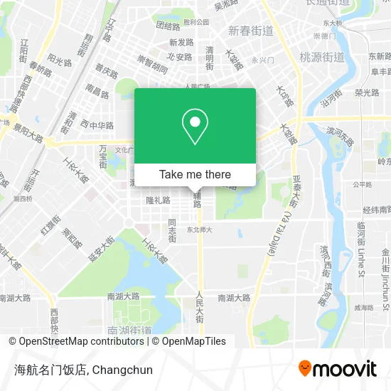 海航名门饭店 map