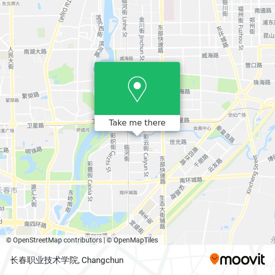 长春职业技术学院 map