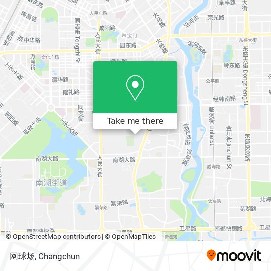 网球场 map