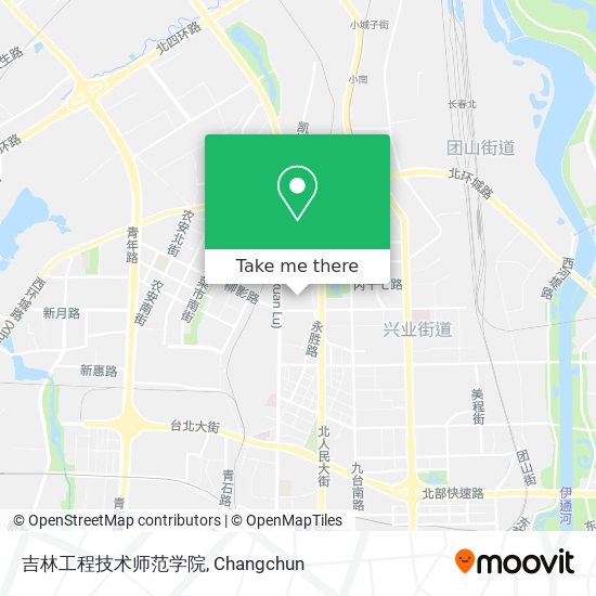 吉林工程技术师范学院 map