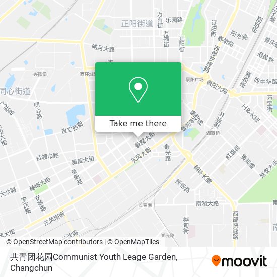 共青团花园Communist Youth Leage Garden map