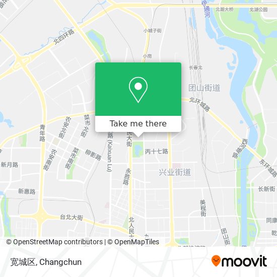 宽城区 map