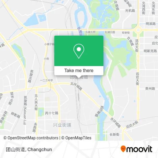 团山街道 map