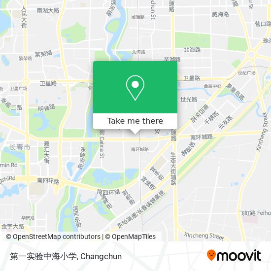 第一实验中海小学 map