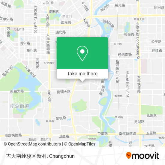 吉大南岭校区新村 map