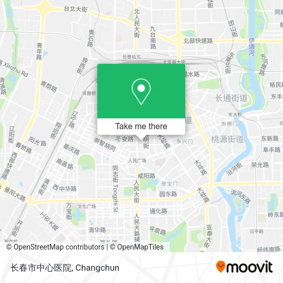 长春市中心医院 map