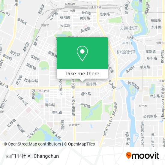 西门里社区 map