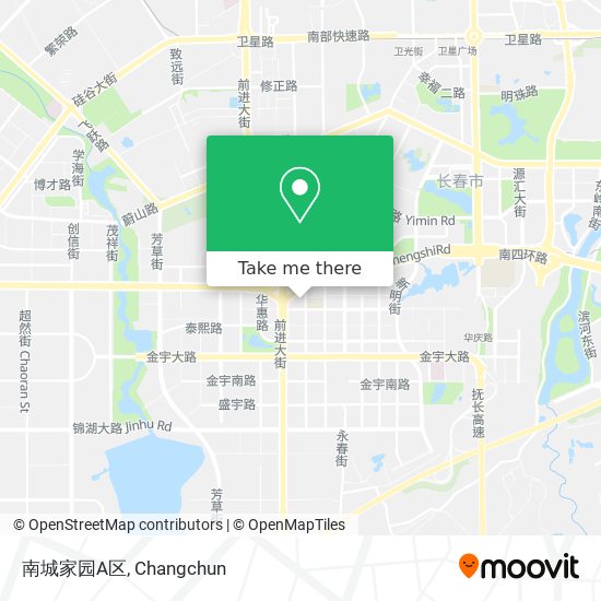 南城家园A区 map