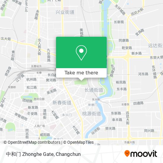 中和门 Zhonghe Gate map