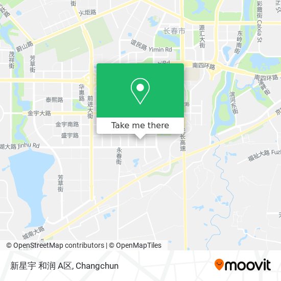 新星宇 和润 A区 map