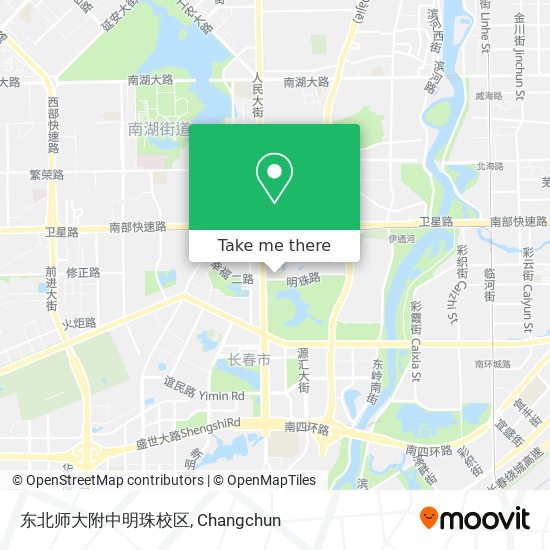 东北师大附中明珠校区 map