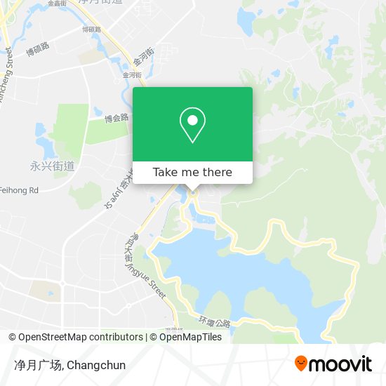 净月广场 map