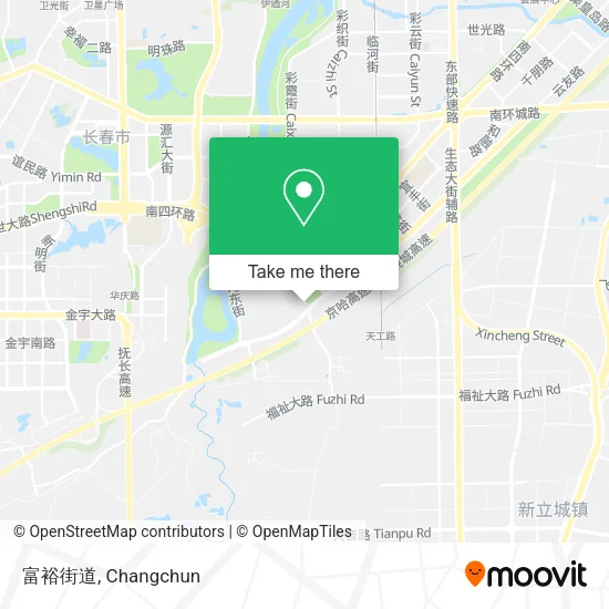 富裕街道 map