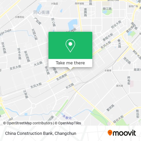 China Construction Bank map