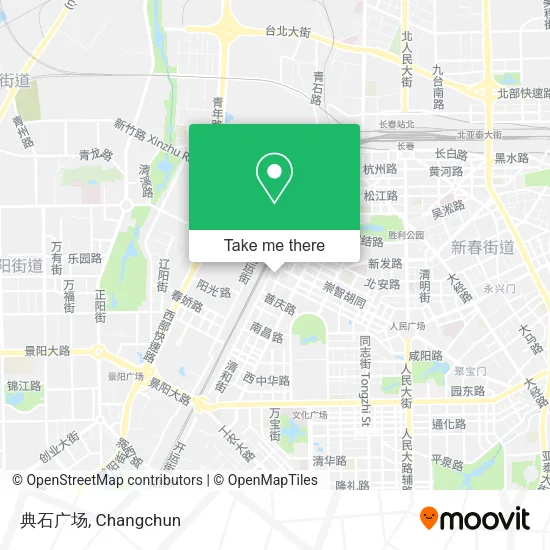典石广场 map