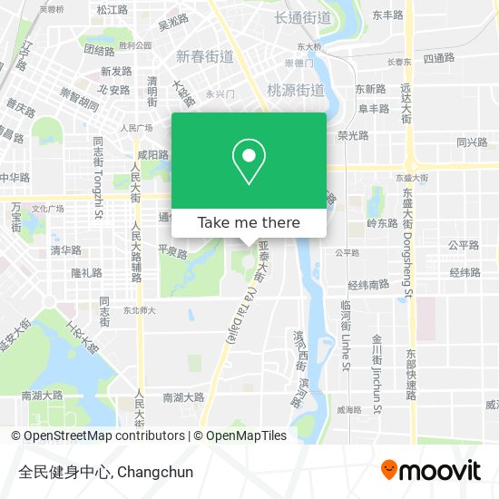 全民健身中心 map