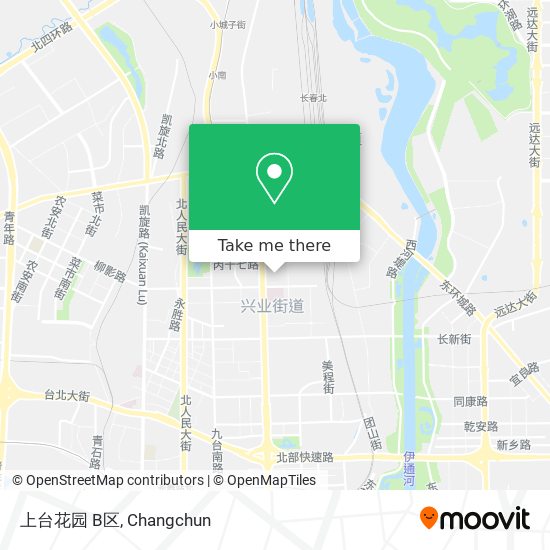 上台花园 B区 map