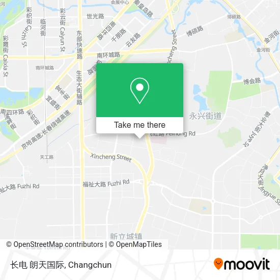 长电 朗天国际 map