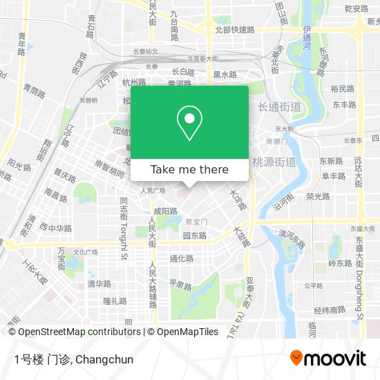 1号楼 门诊 map