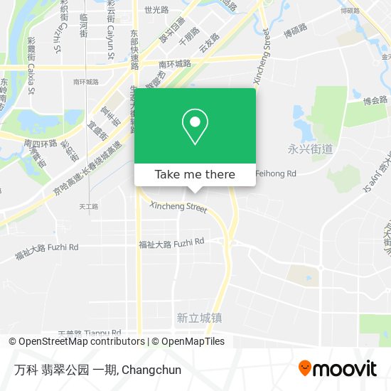 万科 翡翠公园 一期 map