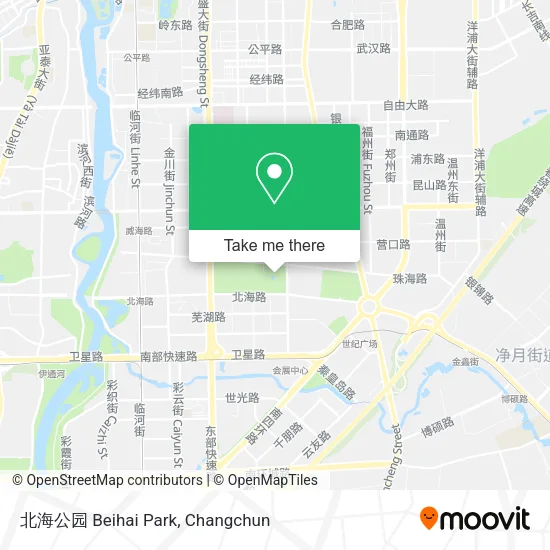 北海公园 Beihai Park map