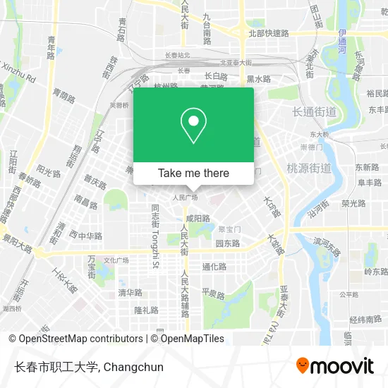 长春市职工大学 map