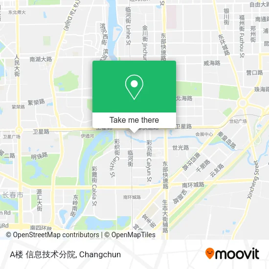 A楼 信息技术分院 map