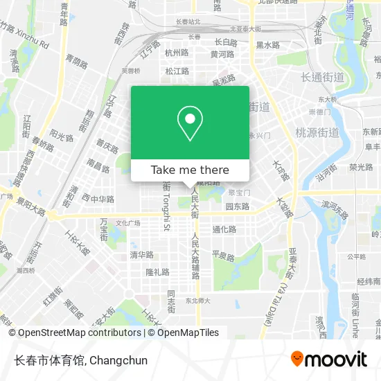 长春市体育馆 map