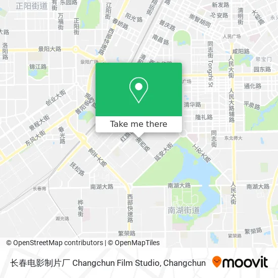 长春电影制片厂 Changchun Film Studio map