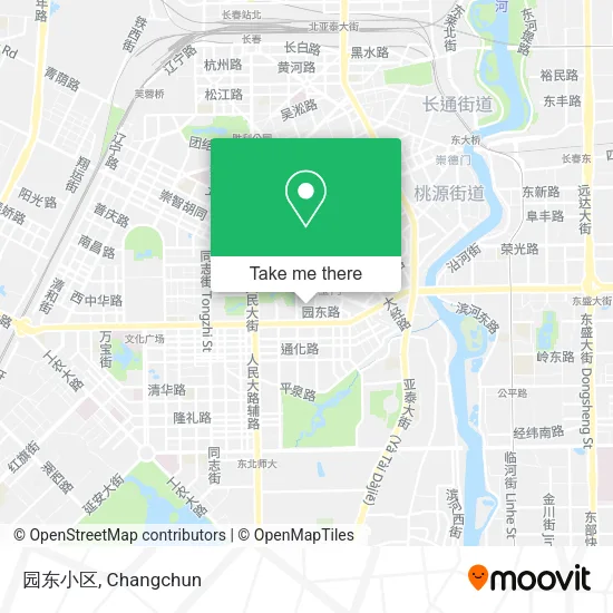 园东小区 map