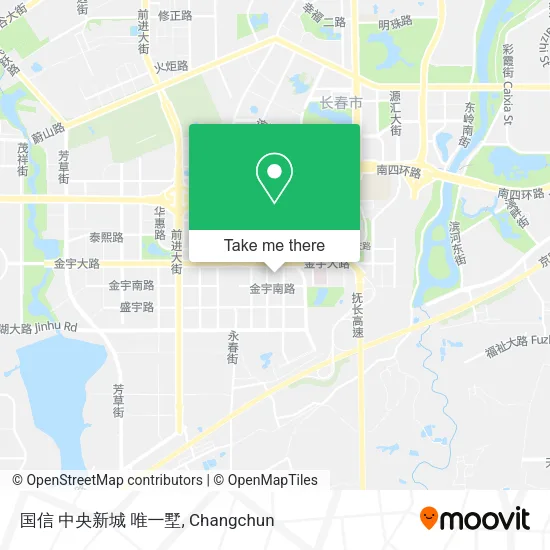 国信 中央新城 唯一墅 map