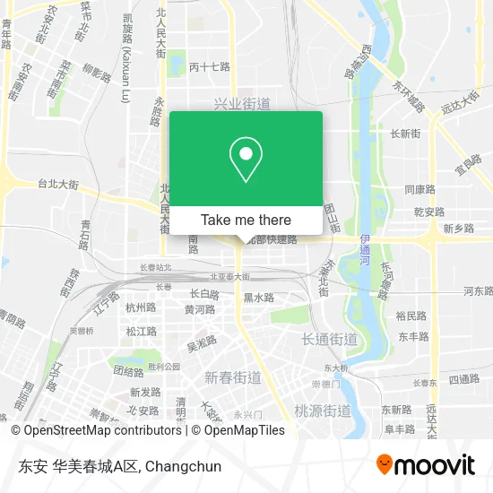 东安 华美春城A区 map