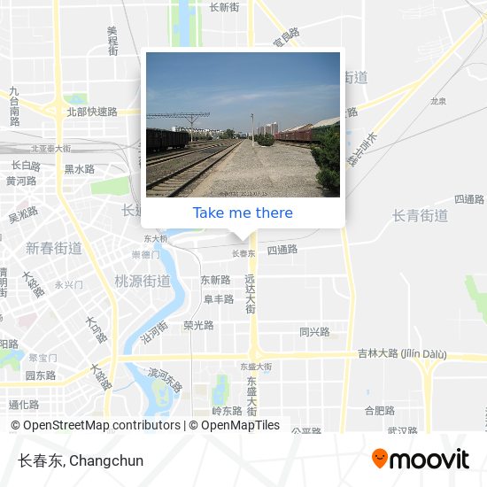 长春东 map