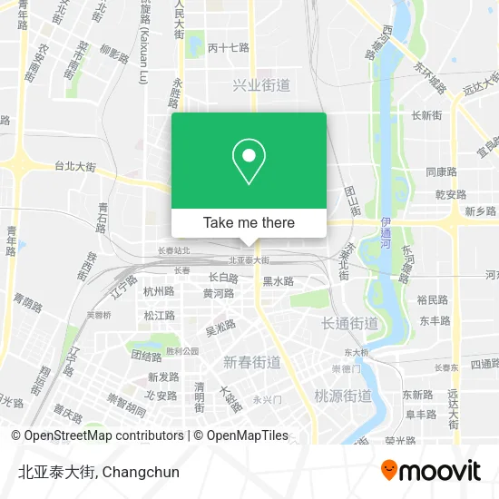 北亚泰大街 map