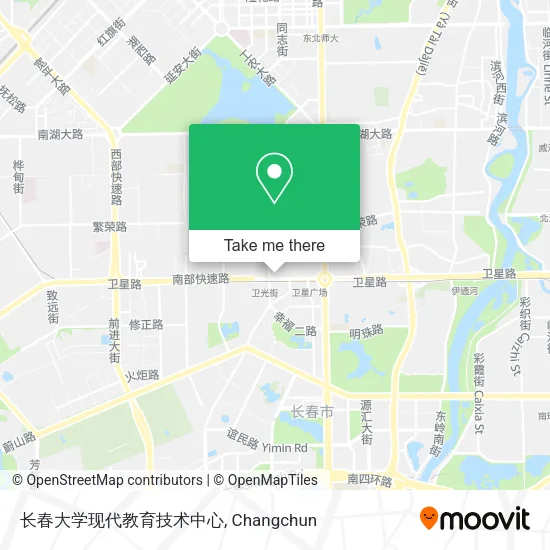 长春大学现代教育技术中心 map