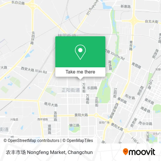 农丰市场 Nongfeng Market map