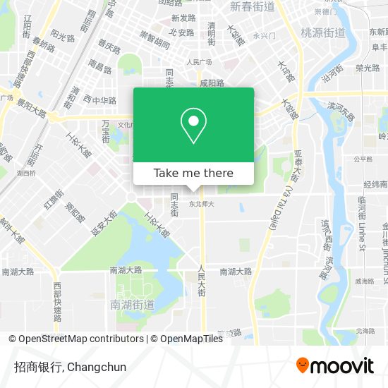 招商银行 map