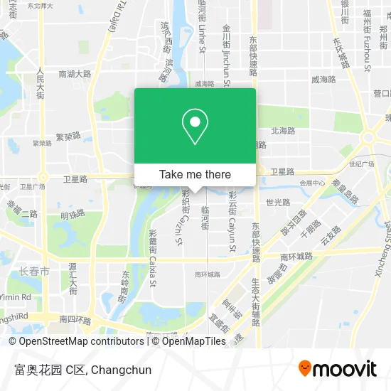富奥花园 C区 map
