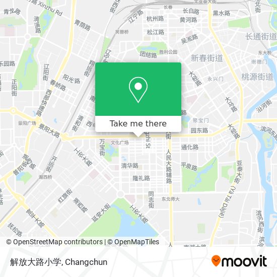 解放大路小学 map