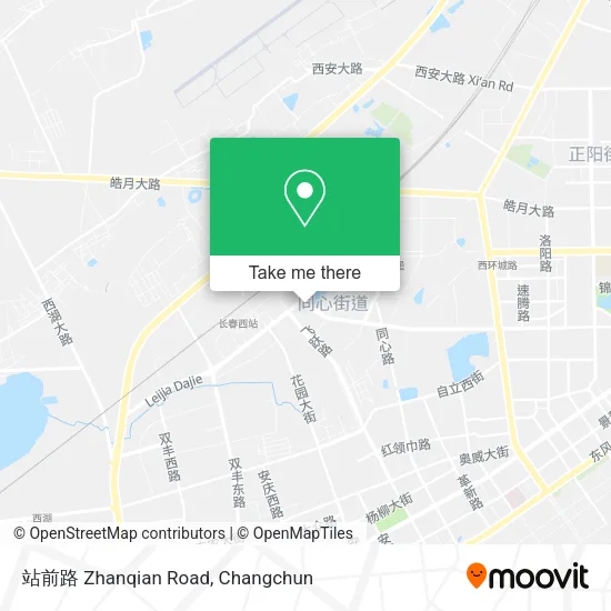 站前路 Zhanqian Road map