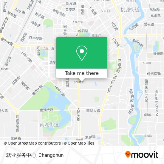 就业服务中心 map