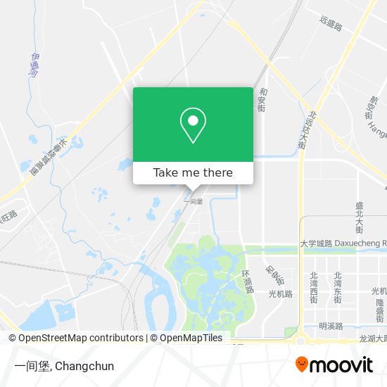 一间堡 map