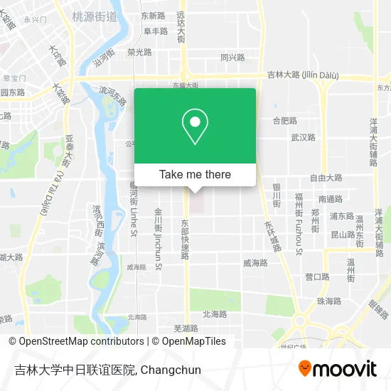 吉林大学中日联谊医院 map