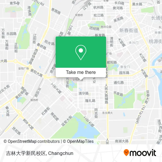 吉林大学新民校区 map