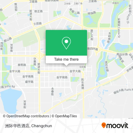 洲际华邑酒店 map